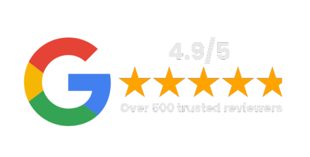 Google 4.9 star roofing business