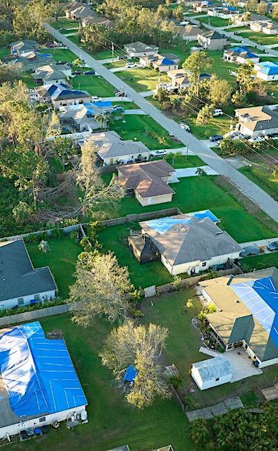 neighbors getting roof damage inspections