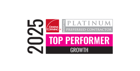 Owens Corning Platinum Top Performer Award