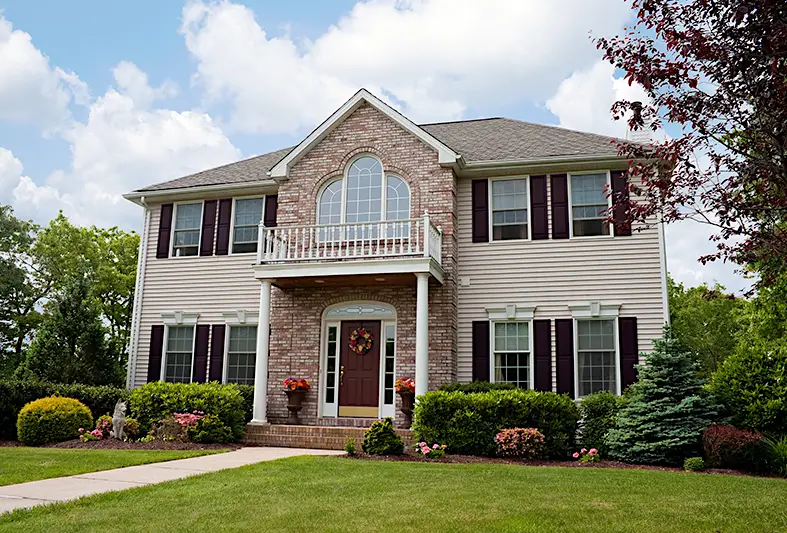 Knoxville home with frost colored siding