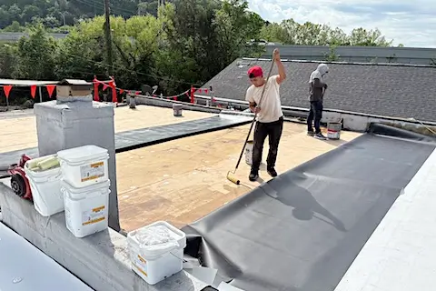 commercial roofing project in Knoxville TN