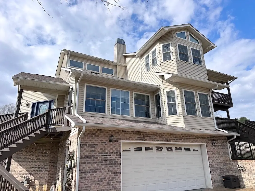 gutters that match a west knoxville home