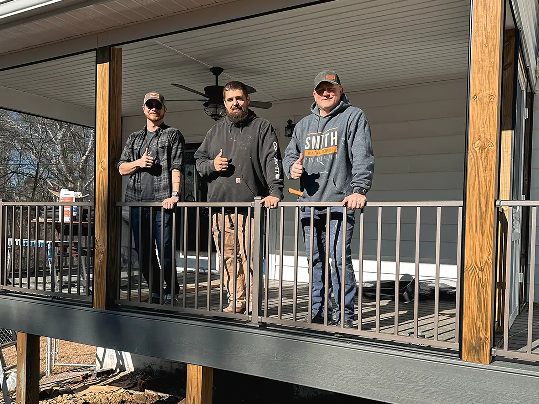 Knoxville's deck builder with added skillsets