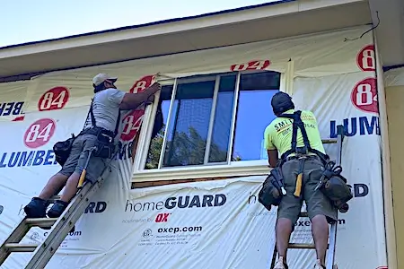 window replacement in a house on Danbury Drive Oak Ridge TN