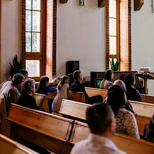 church congregation voting on roof replacement expenditure