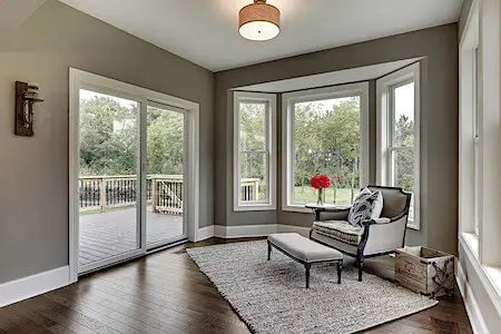 replacement windows in a Knoxville living room