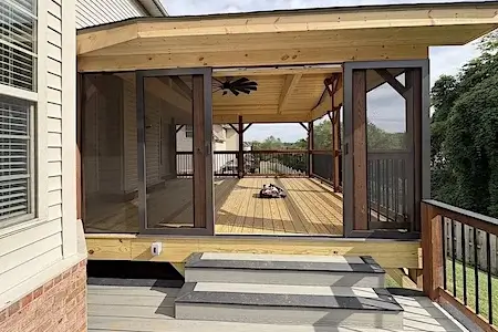 custom deck built on Hidden Grove Road in Farragut